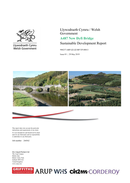 A487 New Dyfi Bridge Sustainable Development Report