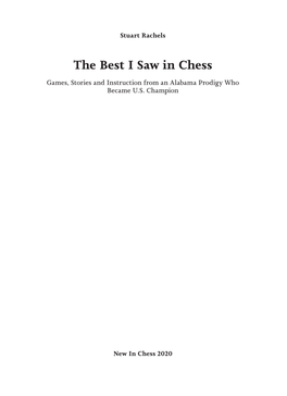 The Best I Saw in Chess