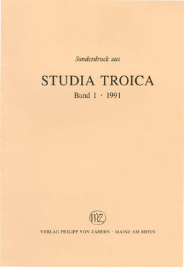 STUDIA TROICA Band 1 · 1991