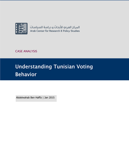 Understanding Tunisian Voting Behavior