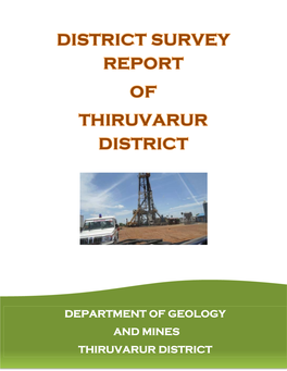 Department of Geology and Mines Thiruvarur District