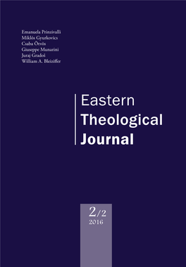 Eastern Theological Journal