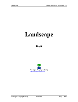 Landscape English Version – SOSI Standard 4.0