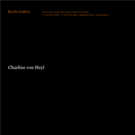 Charline Von Heyl CHARLINE VON HEYL B