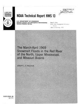 NOAA Technical Report NWS 13