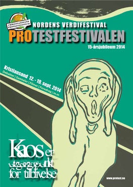 Protestfestivalen.No › Mediebibliotek › Programprotestfestivalen2014.Pdf