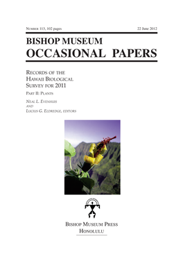 Occasional Papers