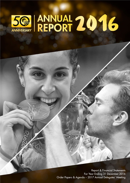 Annual Anniversary Report 2016