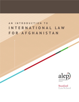 International Law for Afghanistan