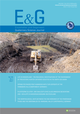E&G Quaternary Science Journal Vol. 66/1
