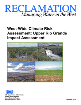 Upper Rio Grande Impact Assessment