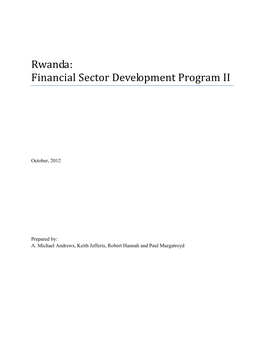 Rwanda Financial Sector Development Program II.Pdf