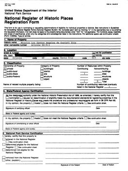 National Register of Historic Places Registration Form