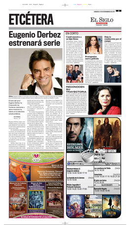 Eugenio Derbez Estrenará Serie