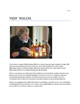 Vijay Mallya