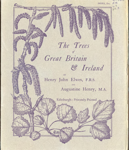 The Trees of Great Britain & Ireland