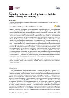 Exploring the Interrelationship Between Additive Manufacturing and Industry 4.0