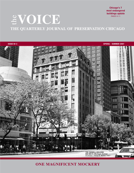 The Quarterly Journal of Preservation Chicago One