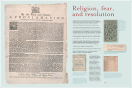 Religion, Fear and Resolution Exhibition Board 2