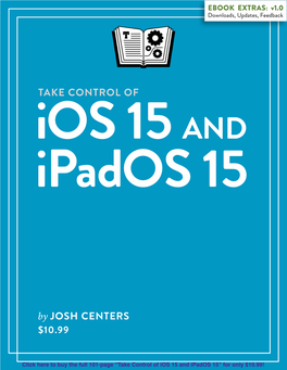 Take Control of Ios 15 and Ipados 15 (1.0) SAMPLE