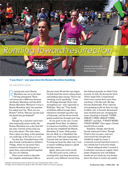 Running Toward Resurrection