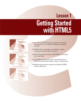 Getting Started with HTML5