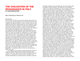 The Civilization of the Renaissance in Italy 2 from Orientals