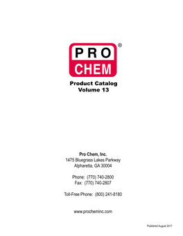 Product Catalog Volume 13