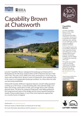 Capability Brown at Chatsworth