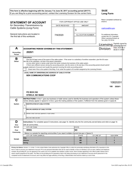 Licensing Division for the Correct Form