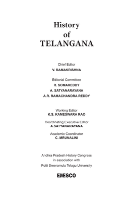 History of Telangana