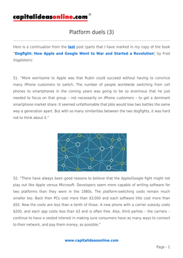 Platform Duels (3)