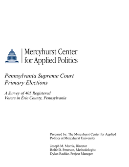 Pennsylvania Supreme Court Primary Elections