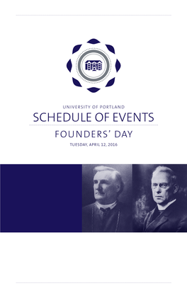 Founders' Day 2016 Program