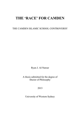 The 'Race' for Camden