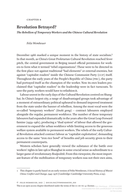 Downloaded from Brill.Com09/25/2021 04:18:00PM Via Free Access Revolution Betrayed? 225 but How These Aims Were Instrumentalized by Leftist Party Leaders