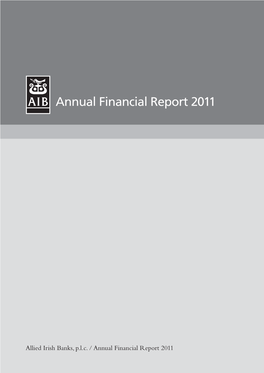 Annual Financial Report 2011