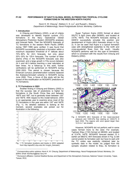 P1.92 Performance of Navy's Global Model in Predicting