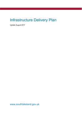 Infrastructure Delivery Plan