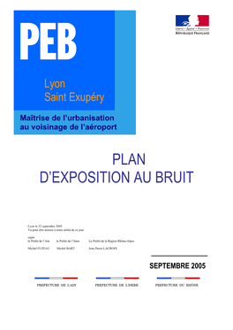 Plan D'exposition Au Bruit