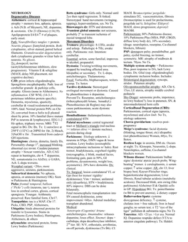 Cortical & Hippocampal Atrophy &gt; Memory Loss, Aphasia, Apraxia