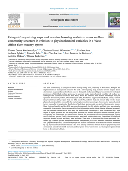 Ecological Indicators 126 (2021) 107706