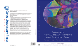 Community Mental Health Nursing and Dementia Care