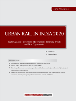 Urban Rail in India 2020