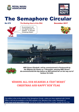 The Semaphore Circular No 675 the Beating Heart of the RNA December 2017