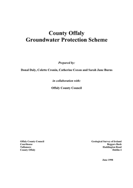 County Offaly Groundwater Protection Scheme
