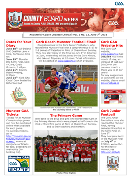 Cork Junior Football Cork GAA Website Hits
