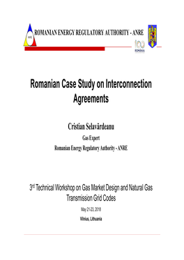 Day 1 Romania Interconnection Agreements Cristian [Kompatibilis