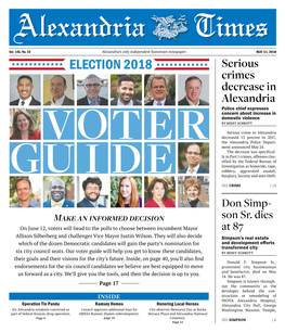 ELECTION 2018 Serious Crimes Decrease in Alexandria Police Chief Expresses Concern About Increase in Domestic Violence by MISSY SCHROTT