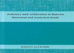 The Bahrain Judiciary System a Historical and Analytical Study